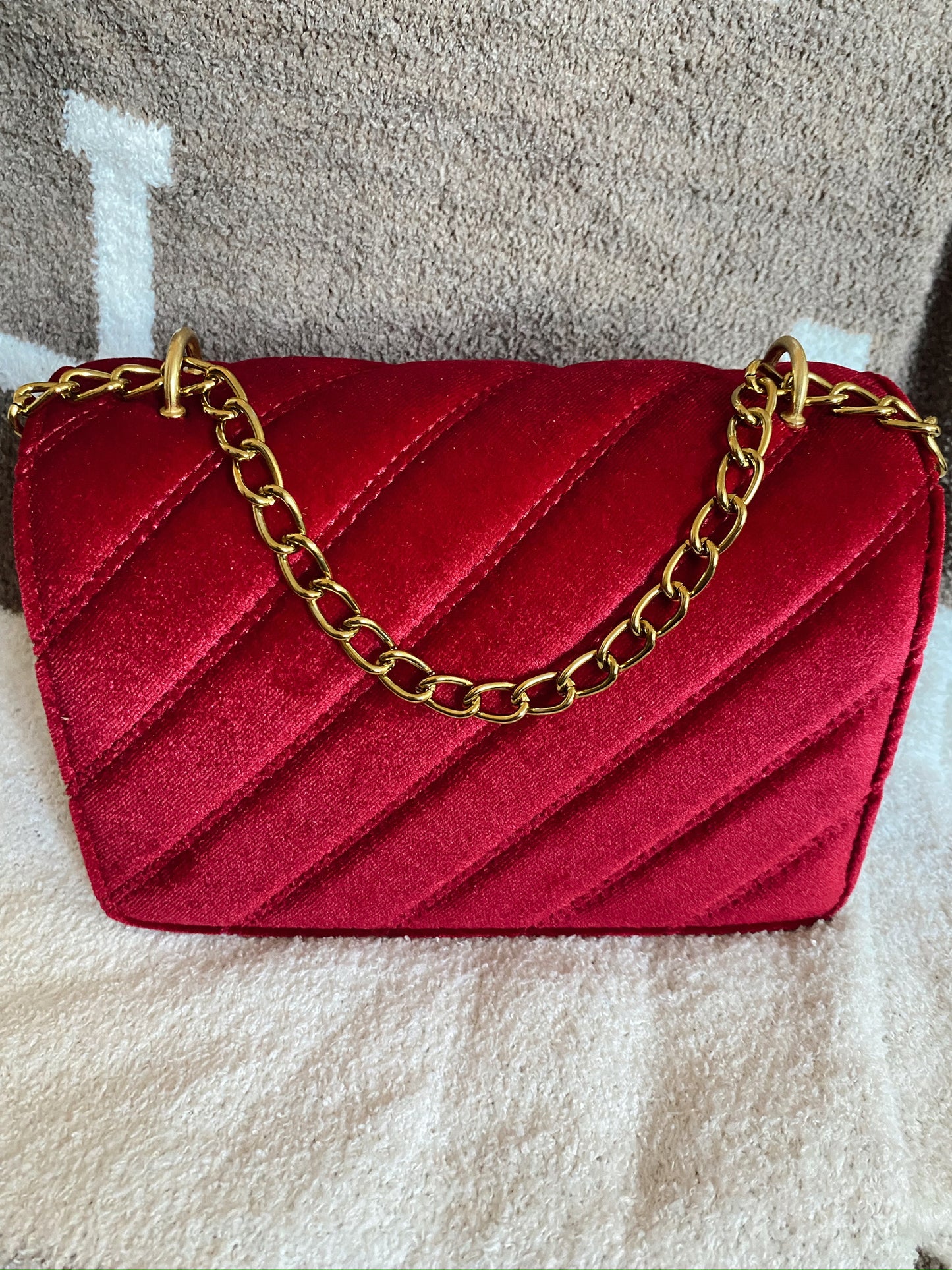 Christmas Day Velvet Bag