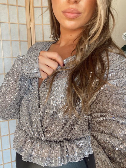 Party On Sequin Top