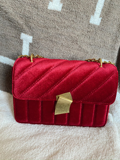 Christmas Day Velvet Bag