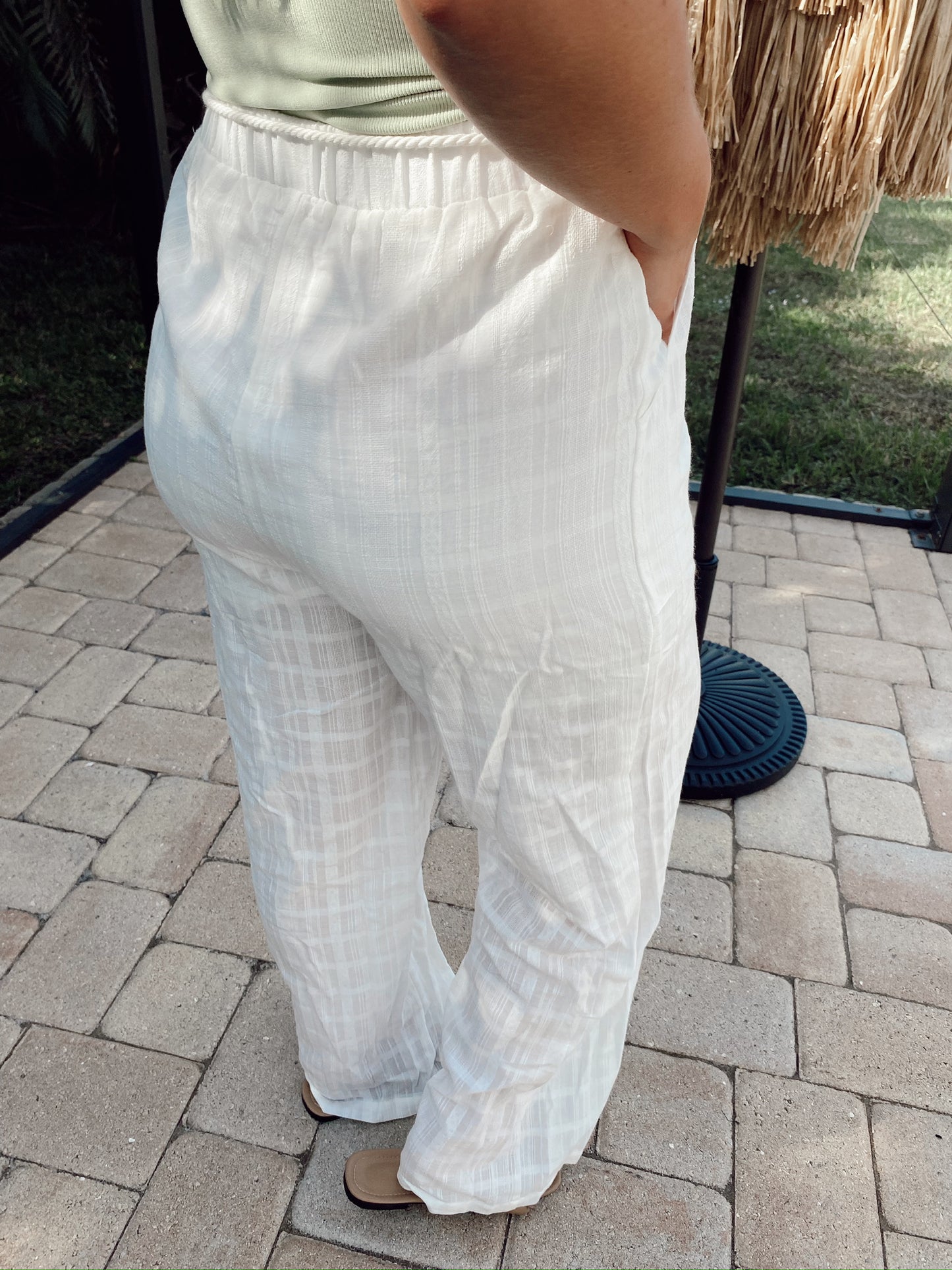 Key Largo Sand Linen Pants