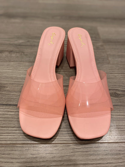 Pink Jelly Heels