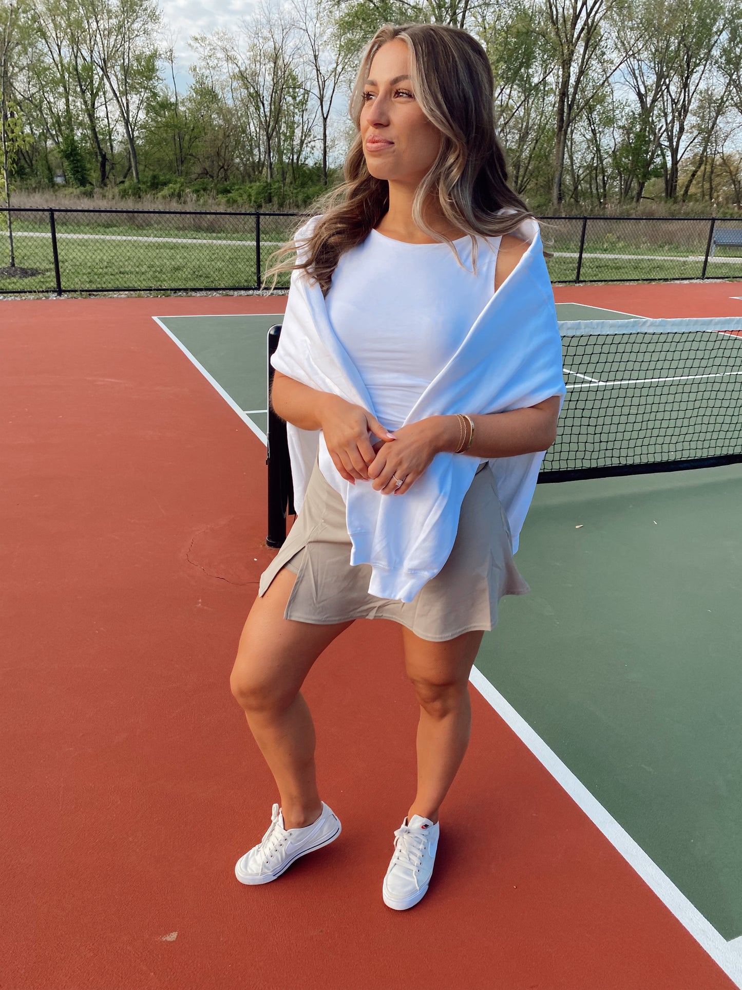 Neutral Girl Athletic Skirt