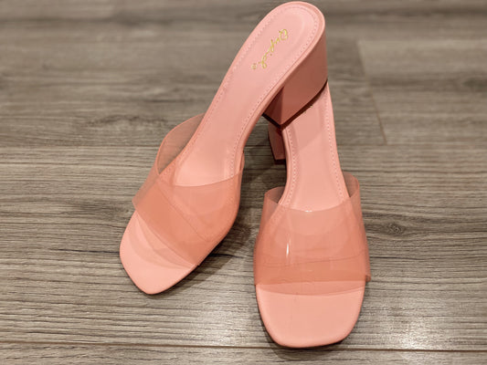 Pink Jelly Heels