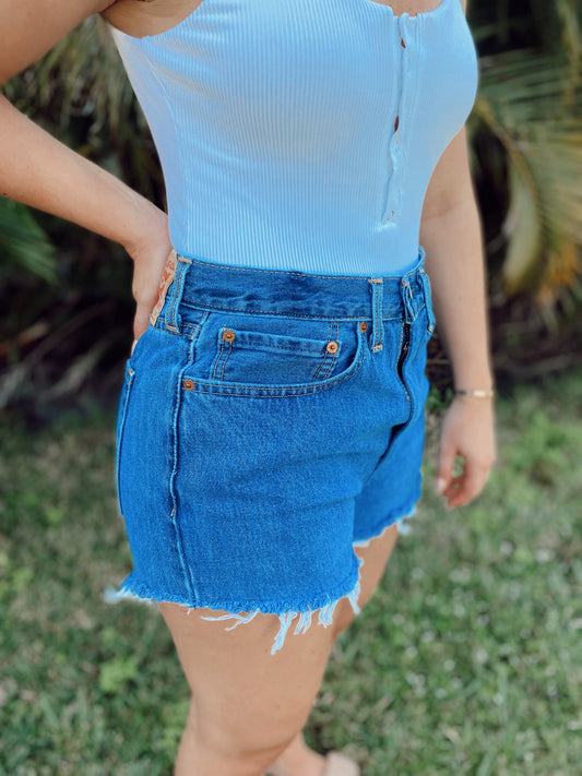 Up Cycled Levi Denim Shorts