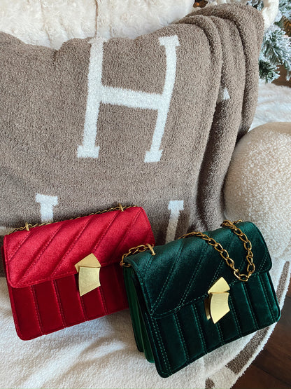 Christmas Night Velvet Bag