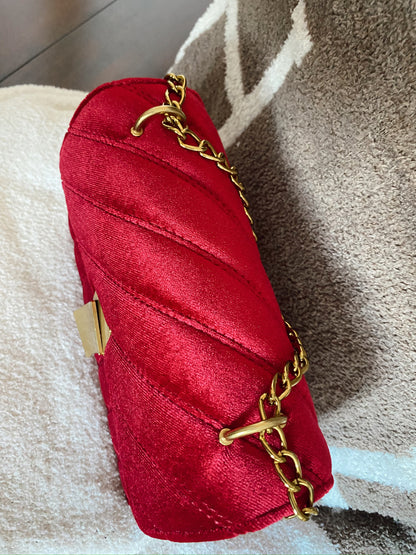 Christmas Day Velvet Bag