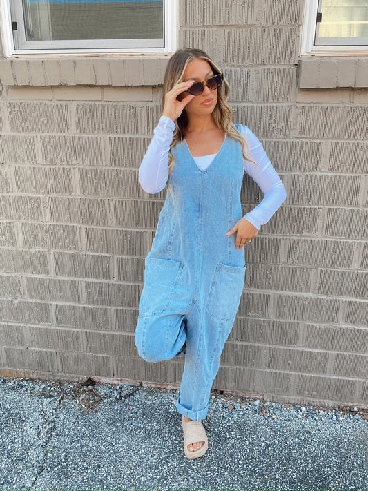 Delilah Denim Overall Jumper