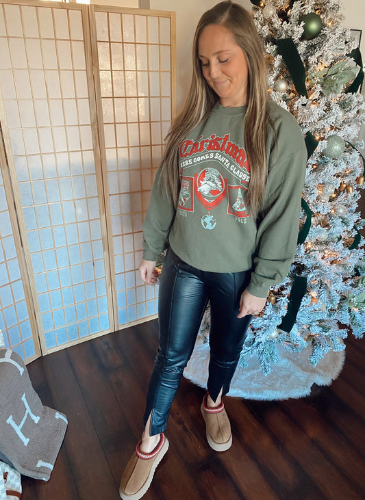 Christmas Patch Sweatshirt