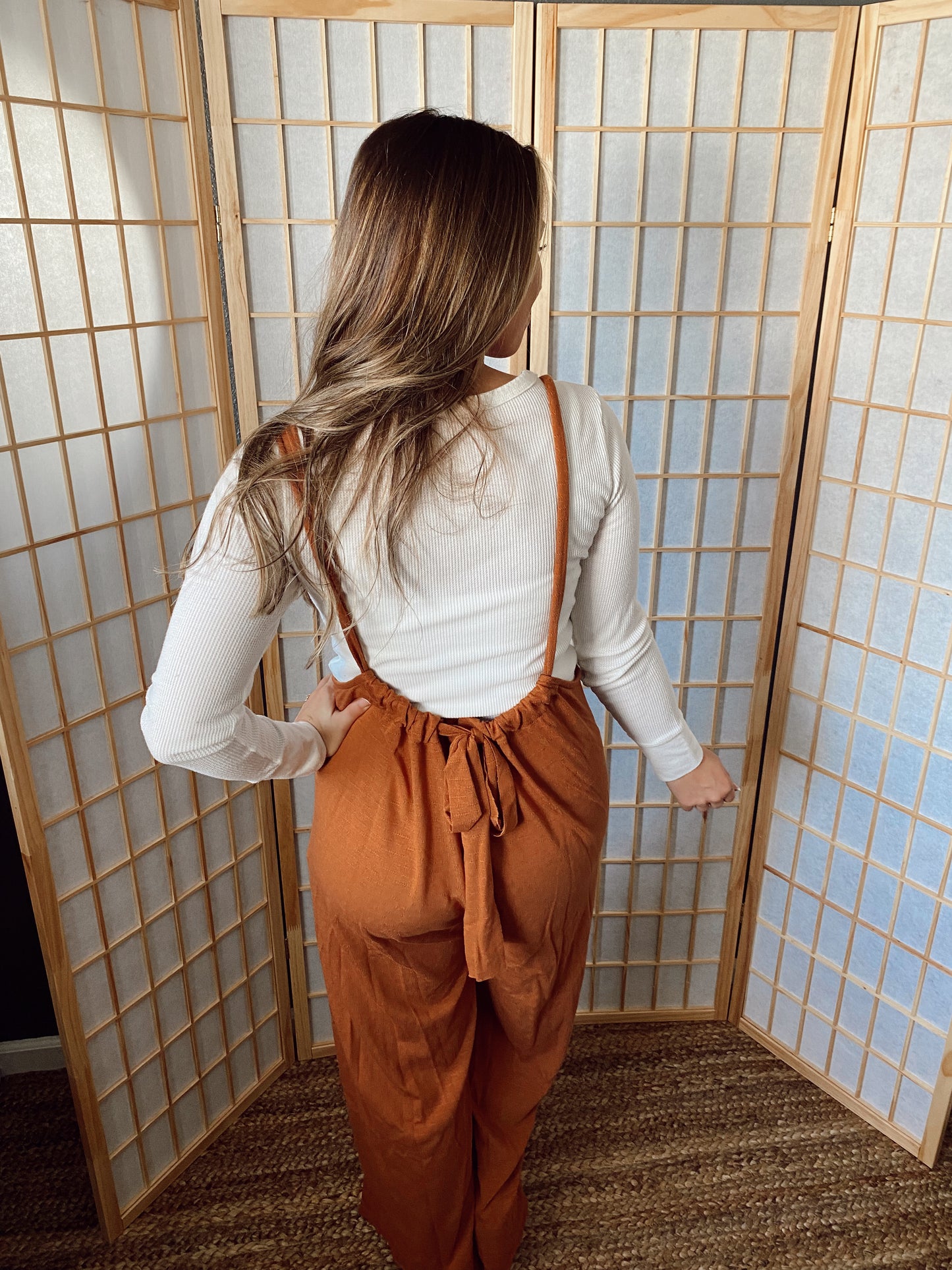 Zella Wide Leg Suspender Pants