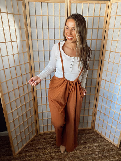 Zella Wide Leg Suspender Pants