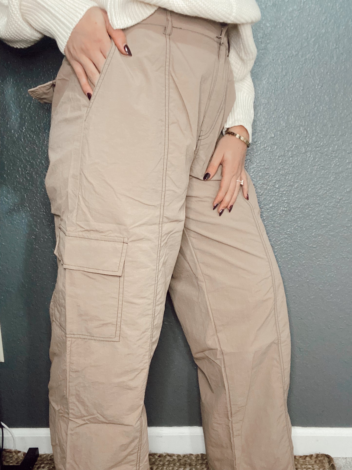 Lola Tan Cargo Pants